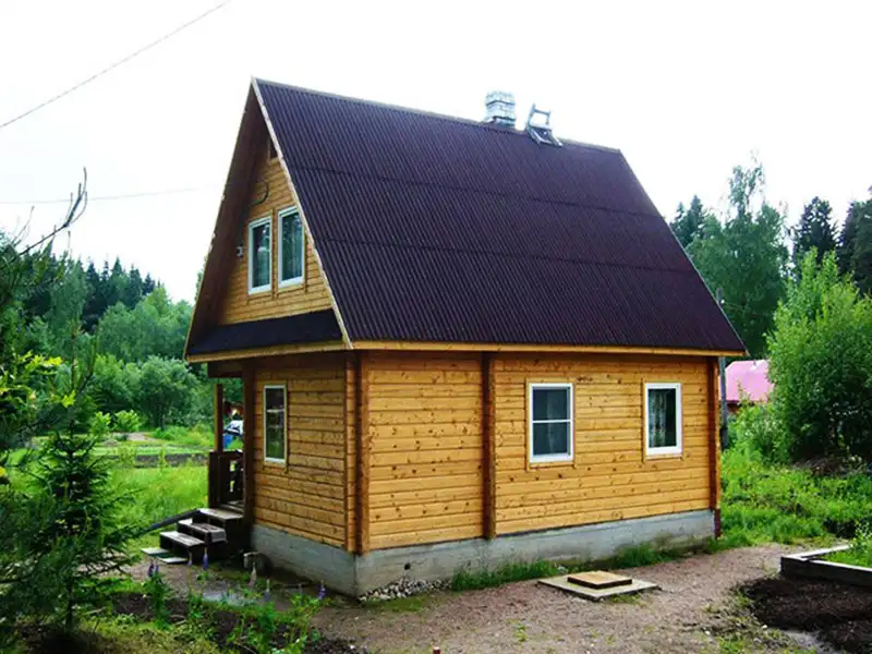 Дом из бруса, 49 м²